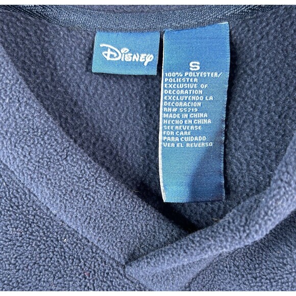 Vintage Disney Size Small Fleece Pullover Shirt Sweatshirt GRUMPY Snow White - Picture 7 of 7